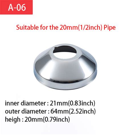 Stainless Steel Cover Plate Chrome Plated Steel Escutcheon Flange Cover ...