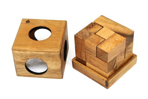 Cube Puzzle - Soma Cube Interlocking Logic Puzzle with Free Shipping