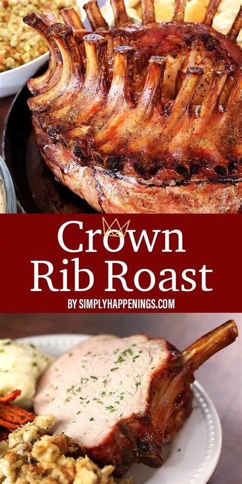 Crown Rib Roast | Simply Happenings | Cuisine et boissons, Cuisine, Boisson