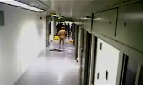 Video: Moment notorious prisoner Charles Bronson dances naked outside ...