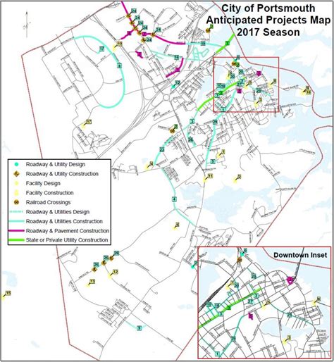 Portsmouth parking zones map - Map of Portsmouth parking zones ...