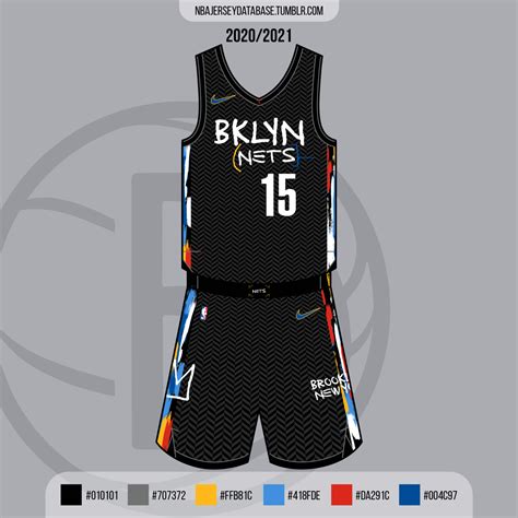 NBA Jersey Database, Brooklyn Nets City Jersey 2020-2021