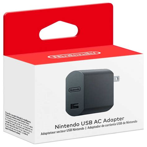 Nintendo Switch USB AC Adapter Black | Techinn