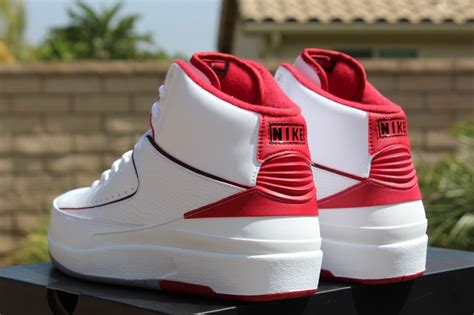 Air Jordan 2 Retro: White - Red - Available Early on eBay - Air Jordans ...