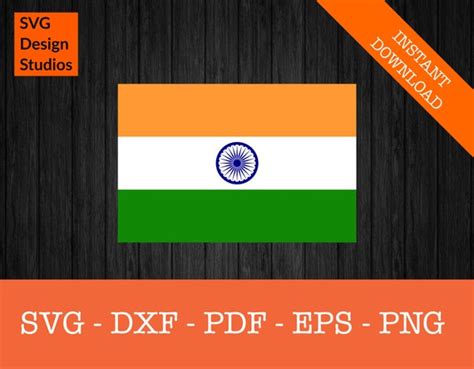 Buy India Indian National Flag Clipart SVG Cut File PNG DXF Online in India - Etsy