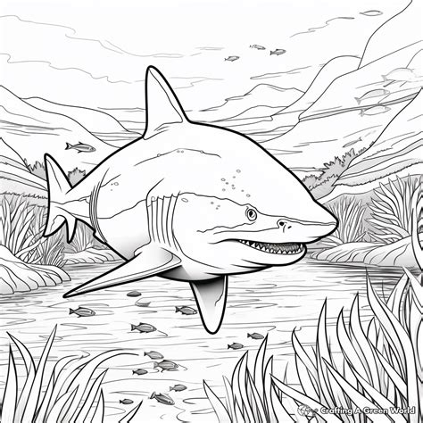 Bull Shark Coloring Pages - Free & Printable!