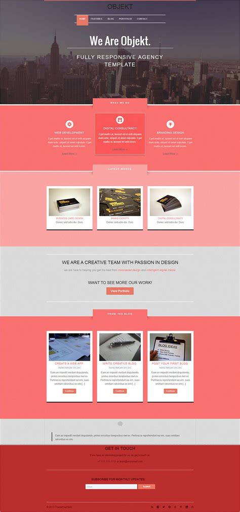 20 Best Flat Design Website Templates | Free & Premium Templates ...