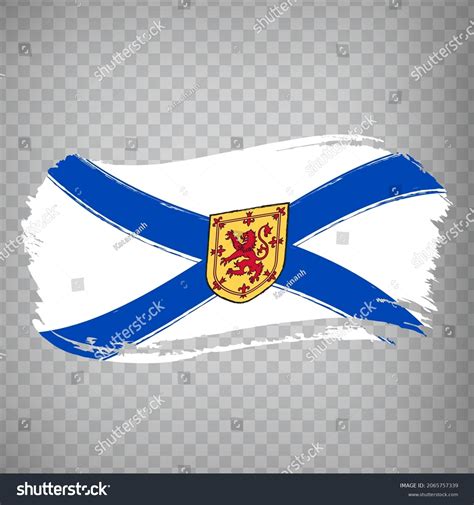 Flag Nova Scotia Brush Strokes Waving Stock Vector (Royalty Free) 2065757339 | Shutterstock