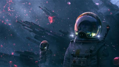 3840x2160 Resolution Two Astronaut in Unknown Planet 4K Wallpaper ...