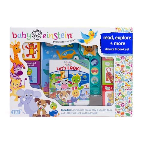 Baby Einstein Read, Explore & More Deluxe 8-Book Set, Multicolor | Book ...