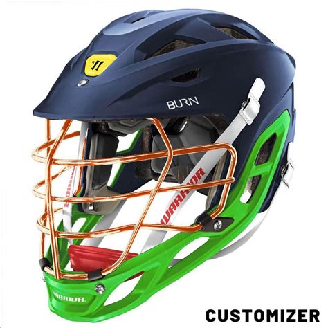 Warrior Burn CUSTOM Helmet | Top String Lacrosse