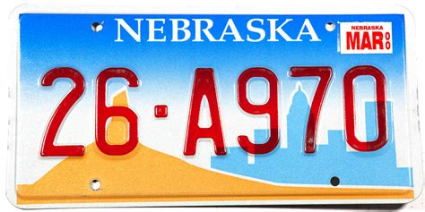 2000 Nebraska License Plate | Brandywine General Store