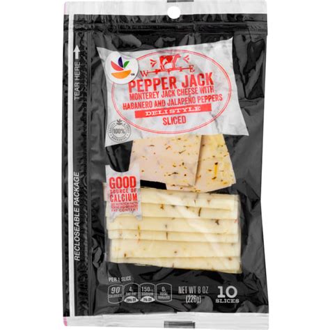 Save on Giant Pepper Jack Cheese Deli Style Sliced Natural - 10 ct ...