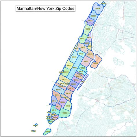 manhattan zip code