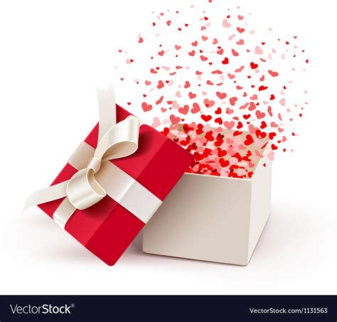 Open gift box Royalty Free Vector Image - VectorStock