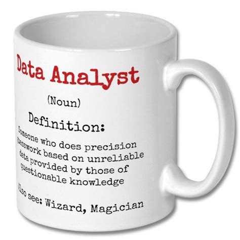 DATA ANALYST DEFINITION Mug Data Analyst Gift Data Analyst - Etsy | Mugs, Gifts for ...