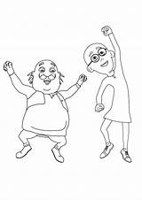 Printable motu Patlu coloring Page For Kids – Artofit sketch template