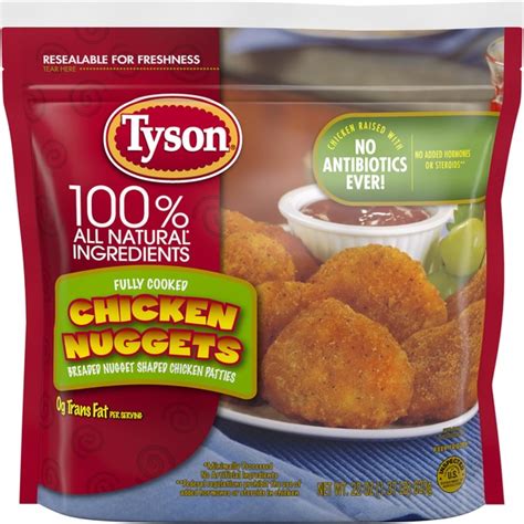 Tyson Fully Cooked Chicken Nuggets, 22 oz. (Frozen) (1.375 lb) - Instacart