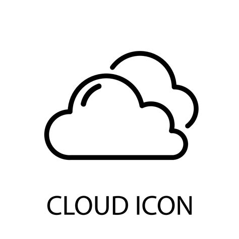 Cloud flat icon vector eps10, Cloud logo design simple 7022915 Vector Art at Vecteezy