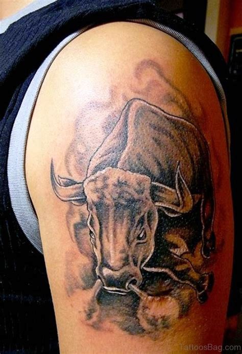 60 Classic Bull Tattoos On Shoulder