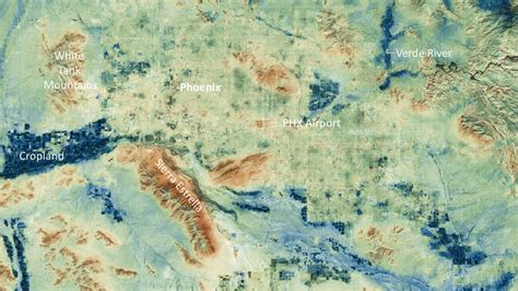 NASA Data Shows Fierce Surface Temperatures During Phoenix Heat Wave