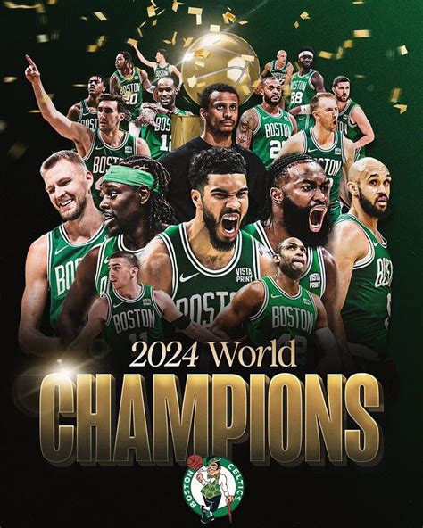 Boston Celtics - 2024 NBA Champions Wall Art Poster - 8x10 Photo | eBay ...