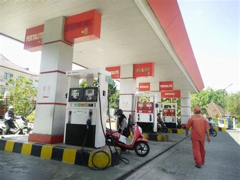 Mataram, Indonesia - September 07, 2021: Pertamina Gas Station in ...