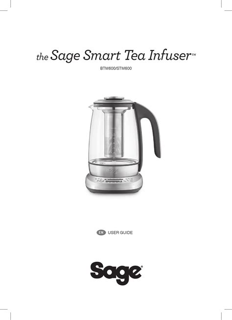 SAGE SMART TEA INFUSER USER MANUAL Pdf Download | ManualsLib