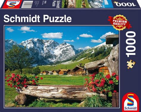 Schmidt Jigsaw Puzzle - Mountain Paradise 1000 Piece Puzzle