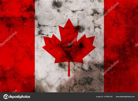 Canada Flag Black Spots Stock Photo by ©sinenkiy 419584148