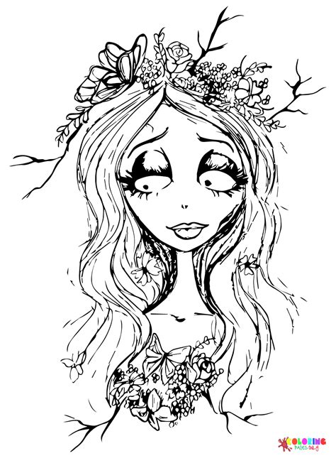 20 Corpse Bride Coloring Pages - ColoringPagesOnly.com