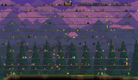 All bosses beaten, this is our bloodstained Battle Arena : Terraria