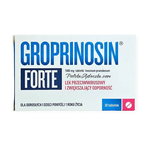 Groprinosin Forte 1000mg 30 tabletki – Apteczka | Proton Nutrition