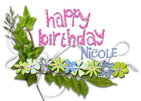 happy birthday nicole card #Ad , #Ad, #birthday, #happy, #card, #nicole | Happy birthday sarah ...