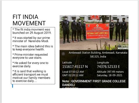 FIT INDIA MOVEMENT – India NCC