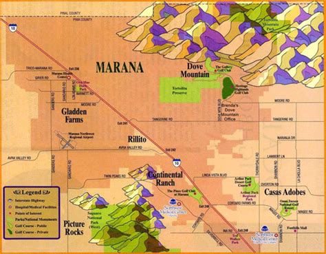 Marana Arizona Map