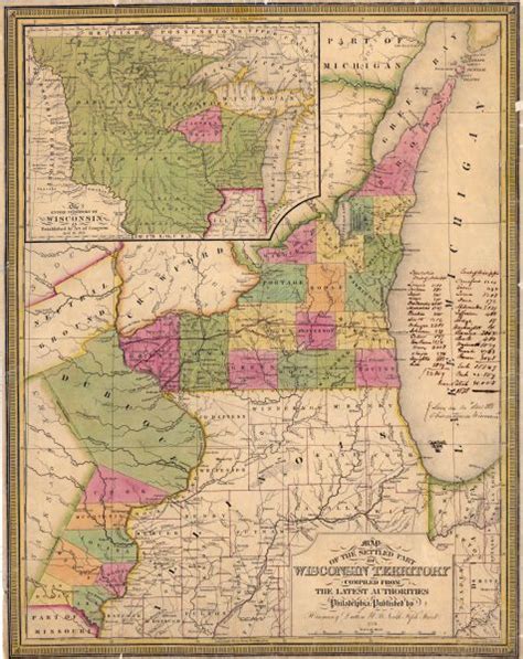 Map of Wisconsin Territory | Map or Atlas | Wisconsin Historical Society