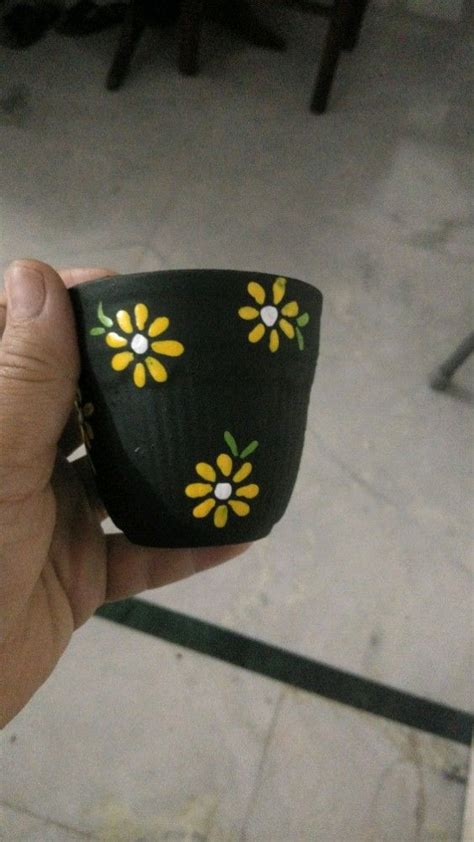 kulhad painting | Flower pot crafts, Glass bottle crafts, Craft room decor