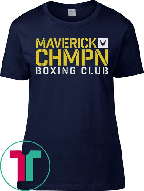 Logan paul merch MAVERICK CHAMPION BOXING TEE SHIRT - TeeFilm