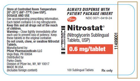 Storage of nitroglycerin