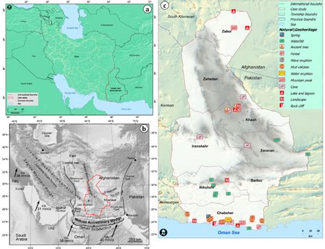 a Geographical location of Sistan and Baluchestan Province. b General ...