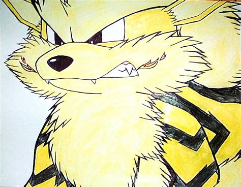 My drawing of Shiny Arcanine : r/Pokemonart