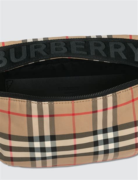 Burberry - Check Print Fanny Pack | HBX