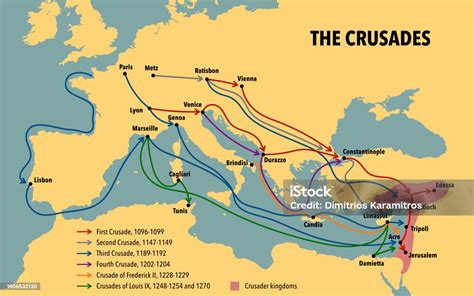 The Crusades Map Hi Res Stock Photography And Images - vrogue.co