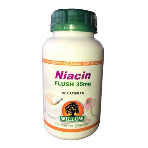 Niacin Flush 35mg (Vitamin B3) by Willow - Orchards Nutrition