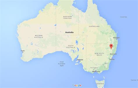 Where is Tamworth on map Australia