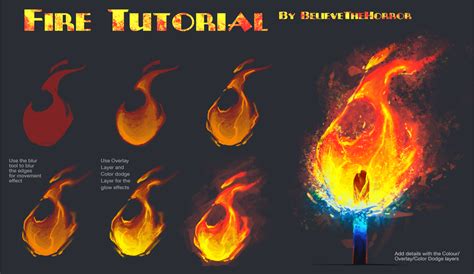 Fire Tutorial by https://believethehorror.deviantart.com on @DeviantArt ...