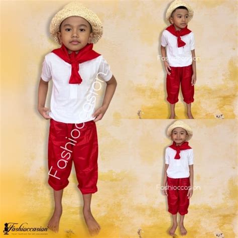 Katipunero/Magsasaka SET with FREE HAT for Buwan ng Wika Costume for ...