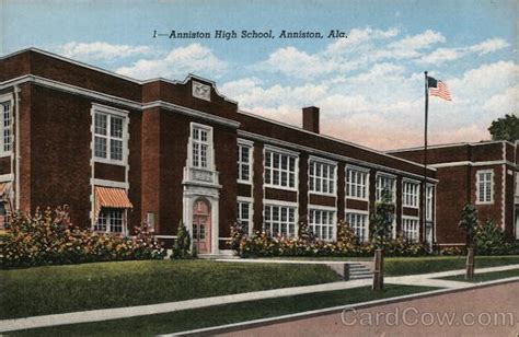 Anniston High School, Anniston, Ala. Alabama Postcard