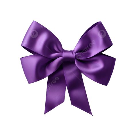 Purple Ribbon Bow, Ribbon, Bow, Purple PNG Transparent Image and Clipart for Free Download